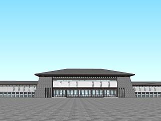新中式火车站
